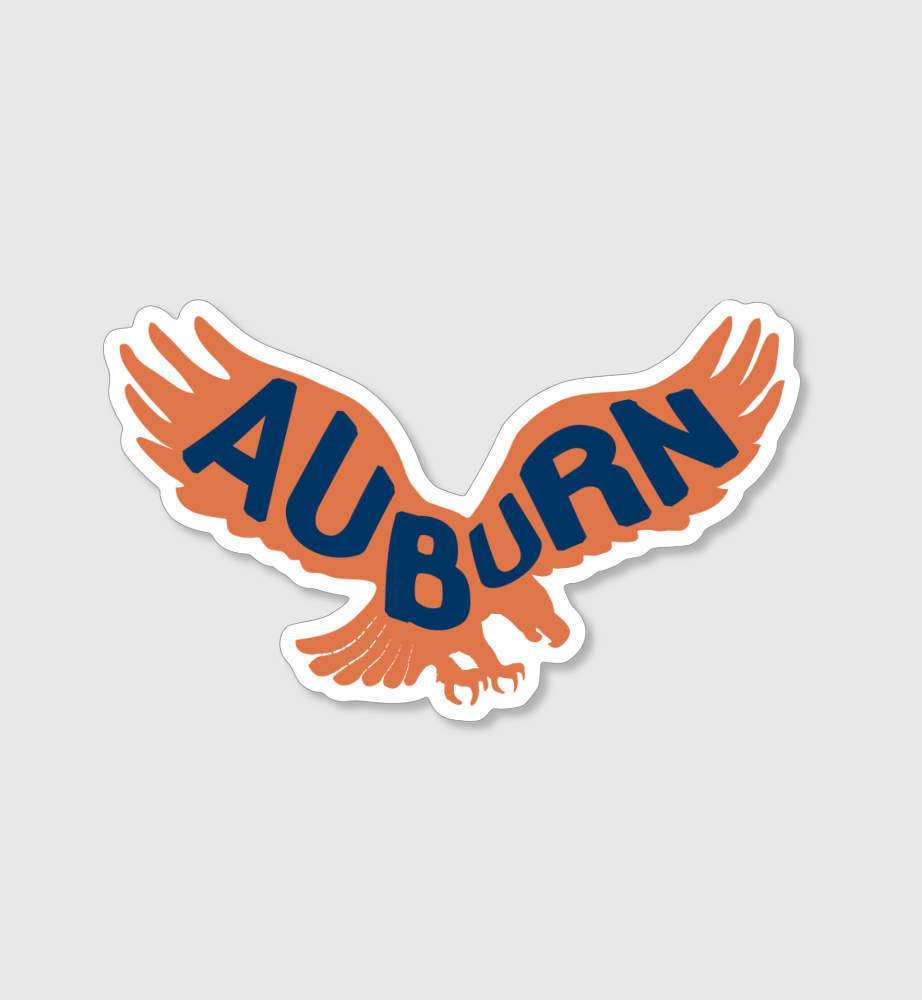 Auburn Eagle Sticker