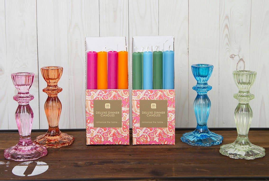Orange & Pink Taper Candles | POS | Mothers Day Gifts |