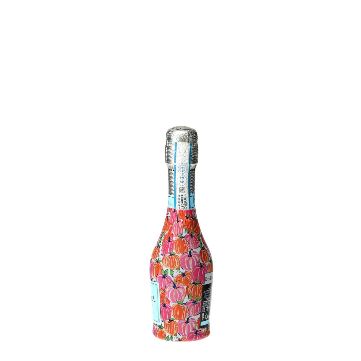 Pink & Orange Pumpkins Mini Prosecco Wraps