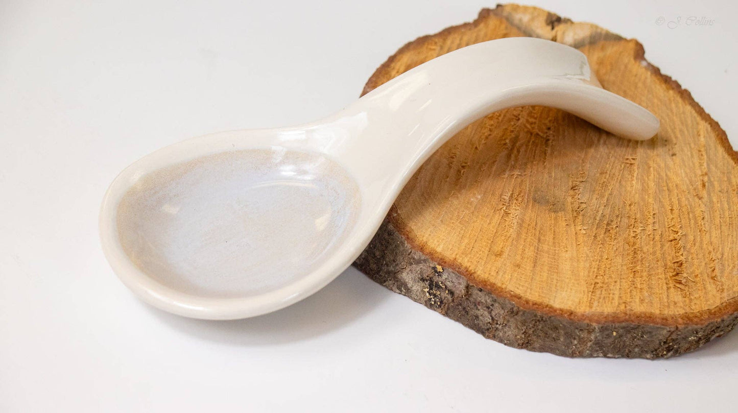 Artisan Spoon Rest: Oyster Shell