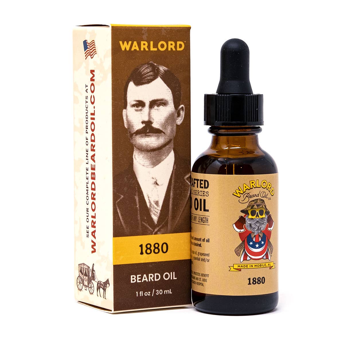 1880 Beard Oil: 1 oz.