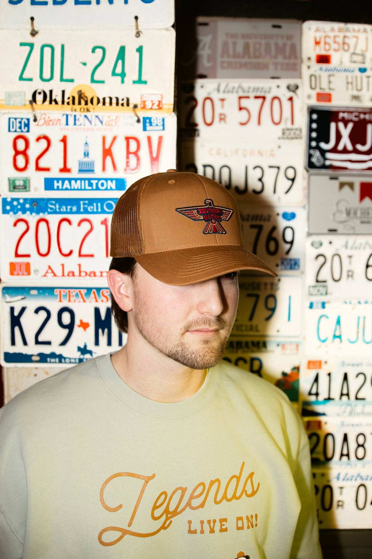 Southern Native Red Tail Thunderbird Hat