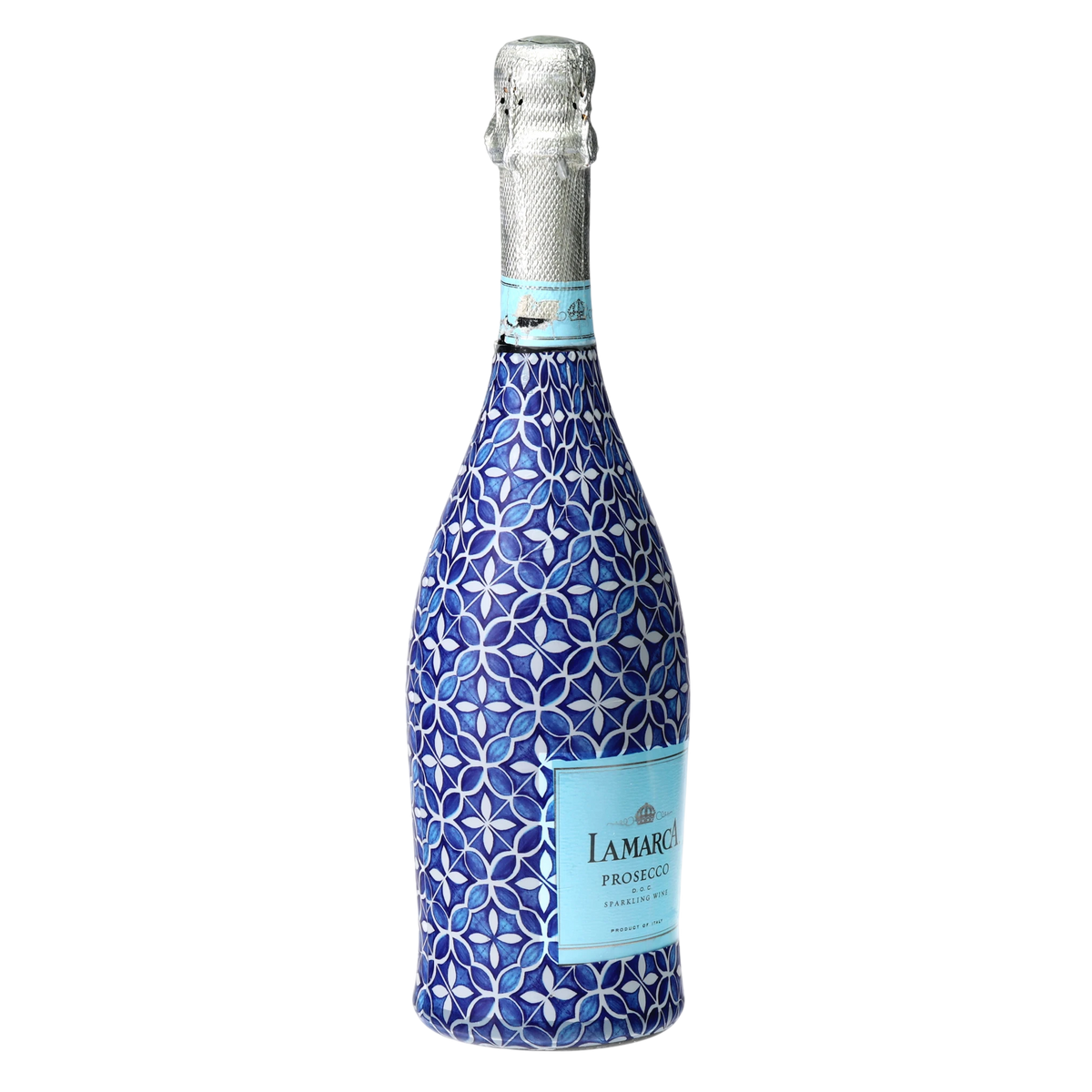 Andalusian Tile Prosecco Bottle Wrap