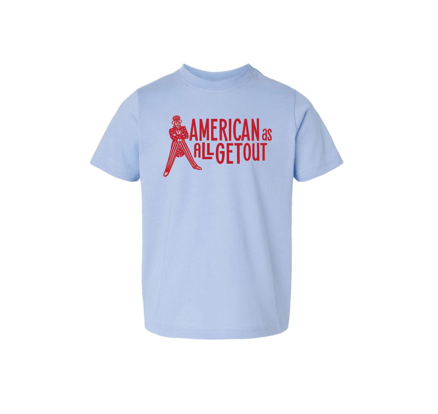 American As All Getout: Red + Navy, 2XL