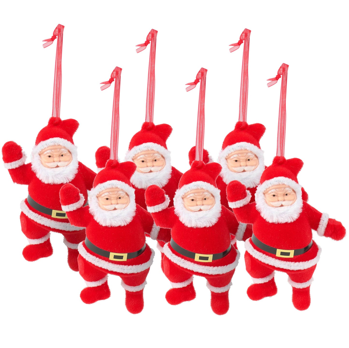 Mini Santas Ornament Set