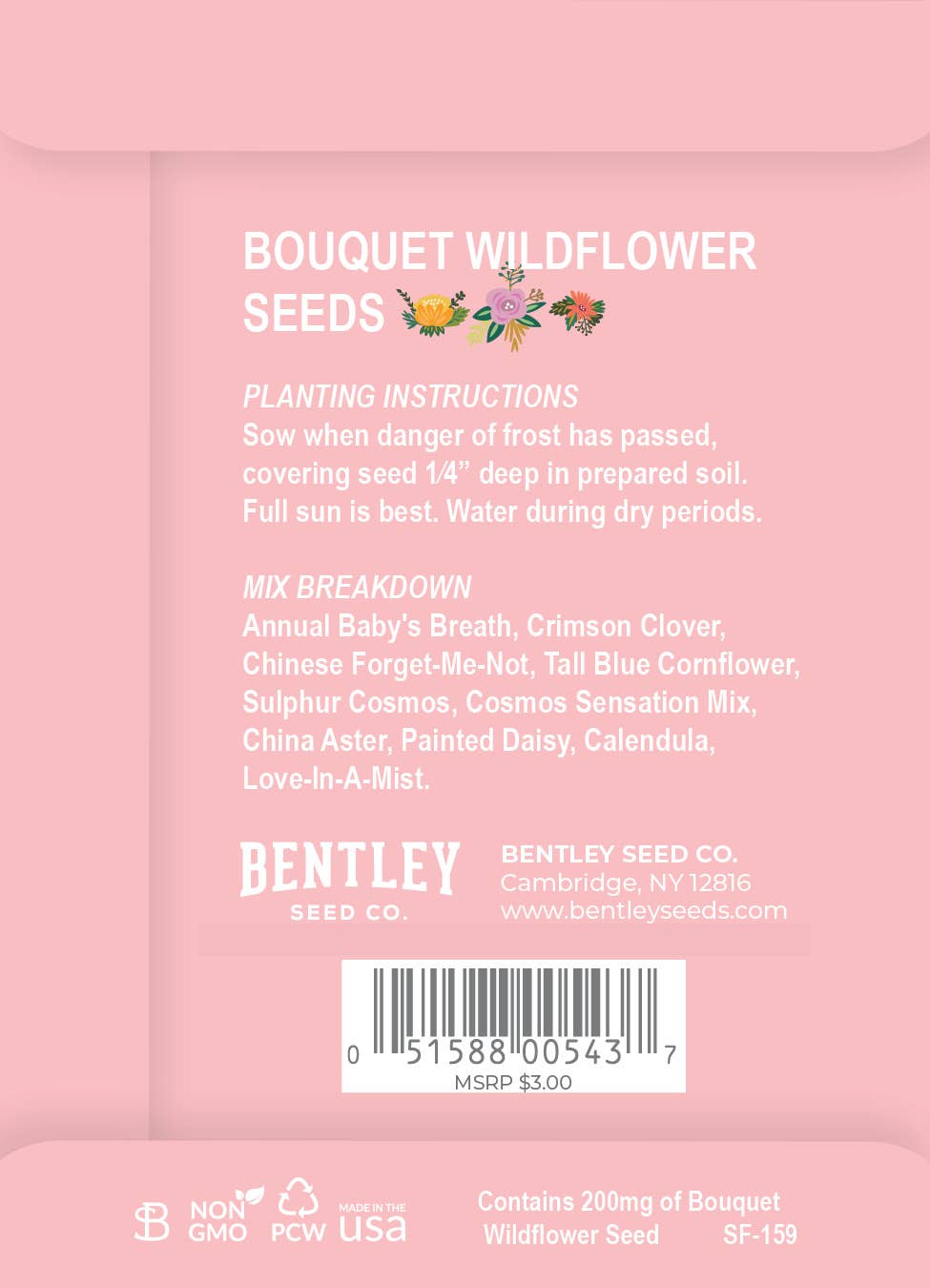LOVE - Bouquet Wildflower Seed Packets