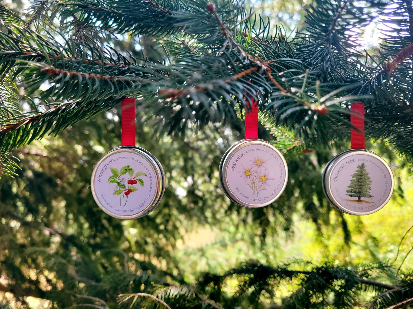 Garden Sprinkle Ornaments | Christmas Edelweiss ornament