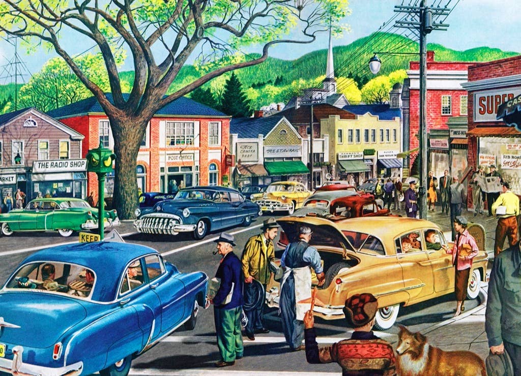 Saturday Afternoon - 1000 Piece Jigsaw Puzzle