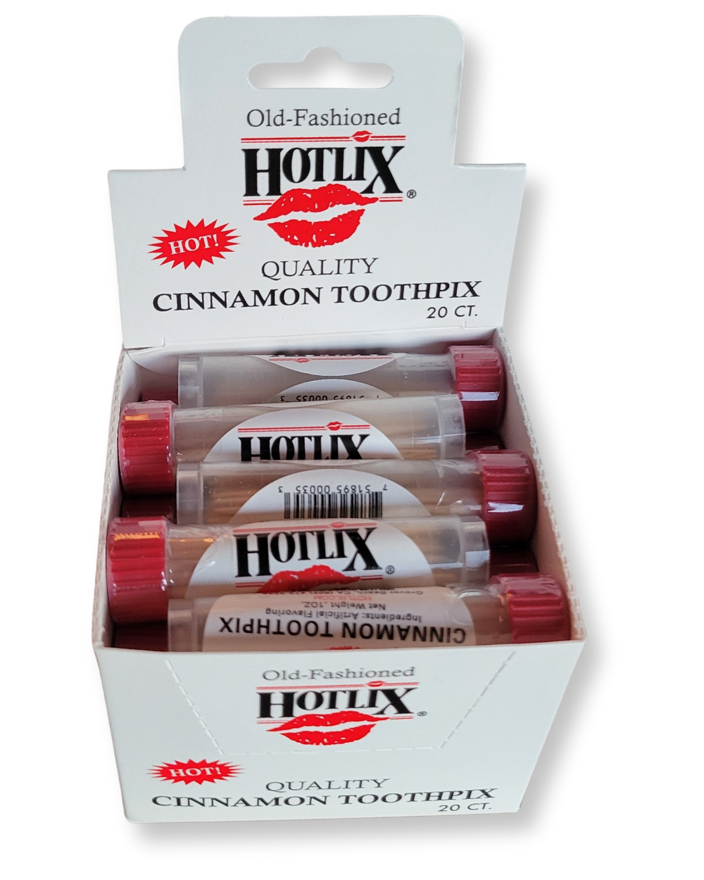 Old Fashioned Hotlix Quality Cinnamon Toothpix – 20 Ct.