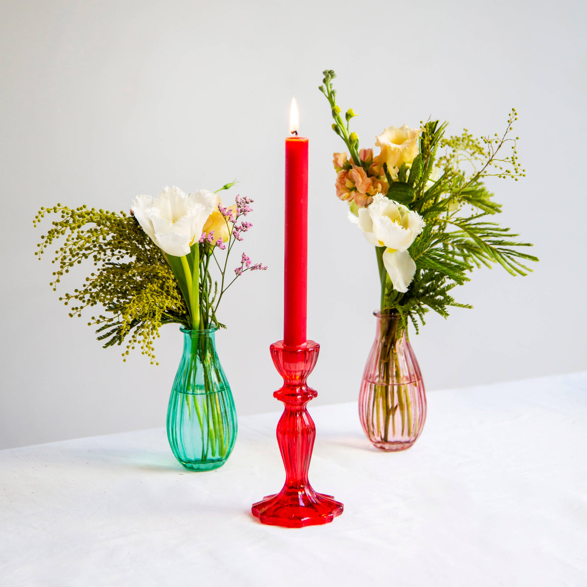 Warm Glass Candle Holder