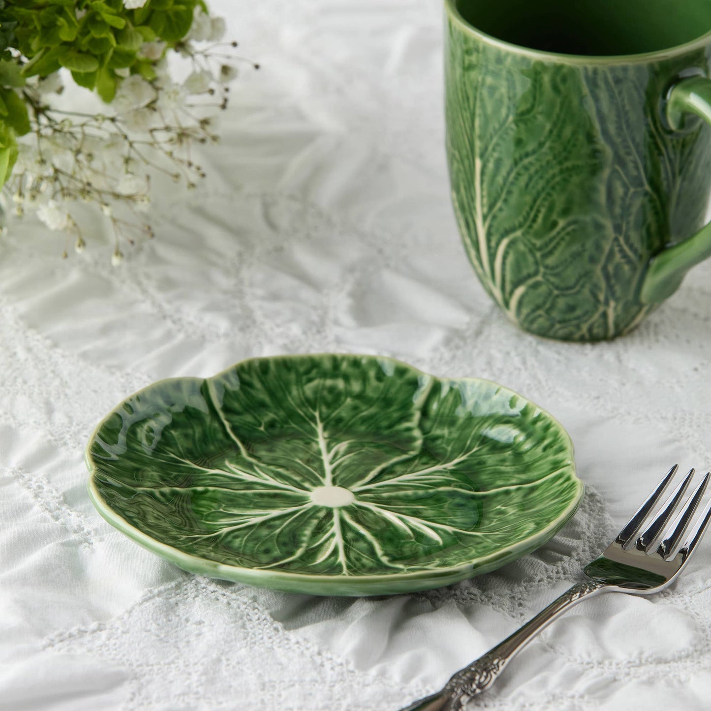Le Jardin Cabbage 3-D Canape Plate