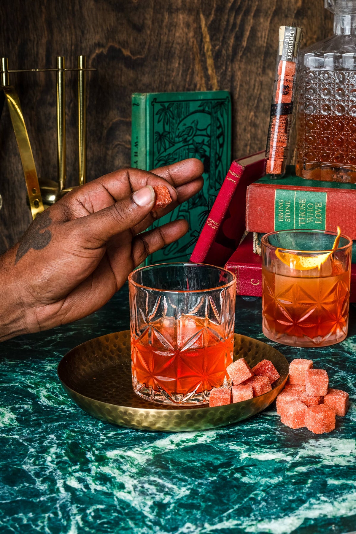Double Oaked Old Fashioned Bitters Infused Cocktail Cubes