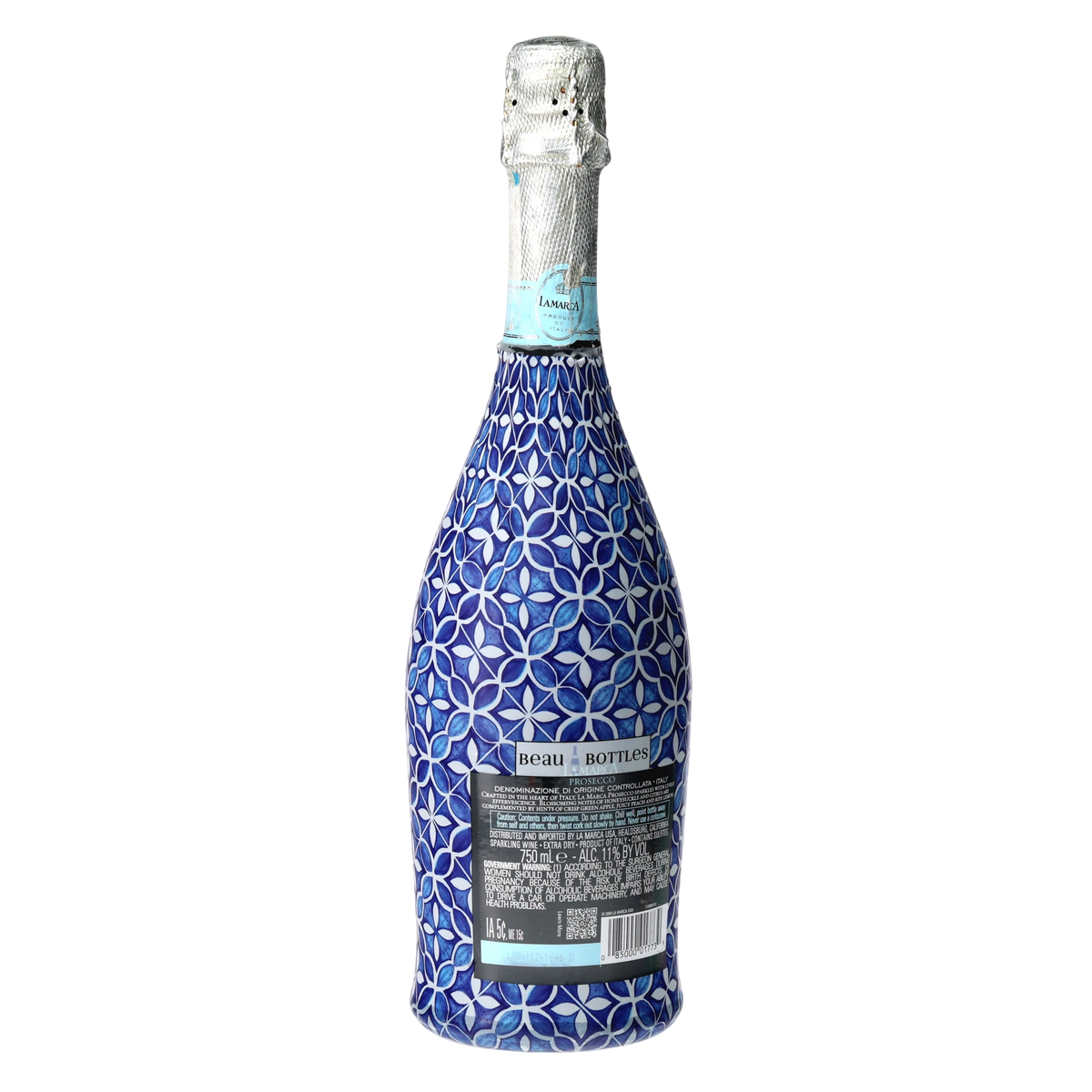 Andalusian Tile Prosecco Bottle Wrap