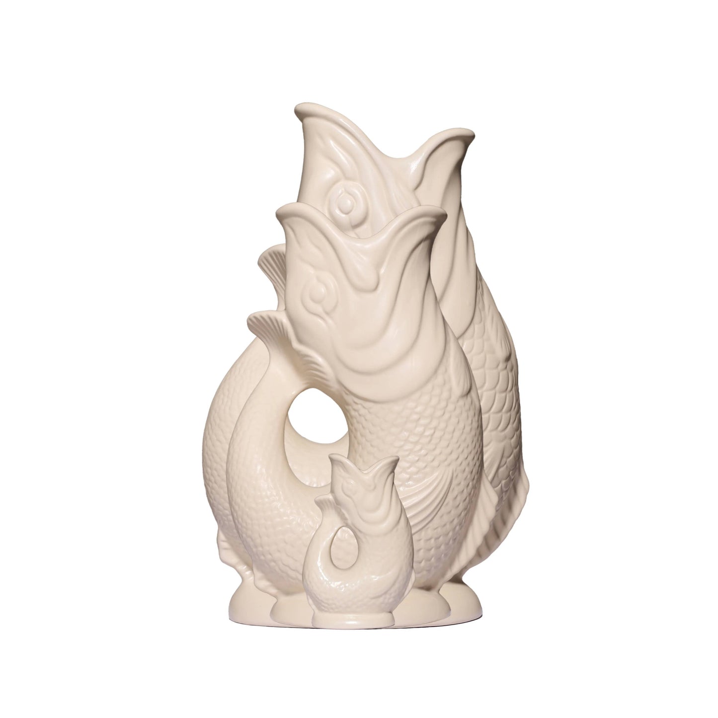 Matte Sand Gluggle Jug: Large