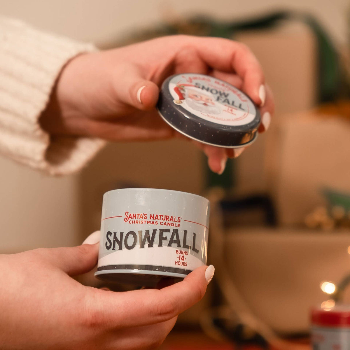 Snow Fall 3.5oz Mini Candle