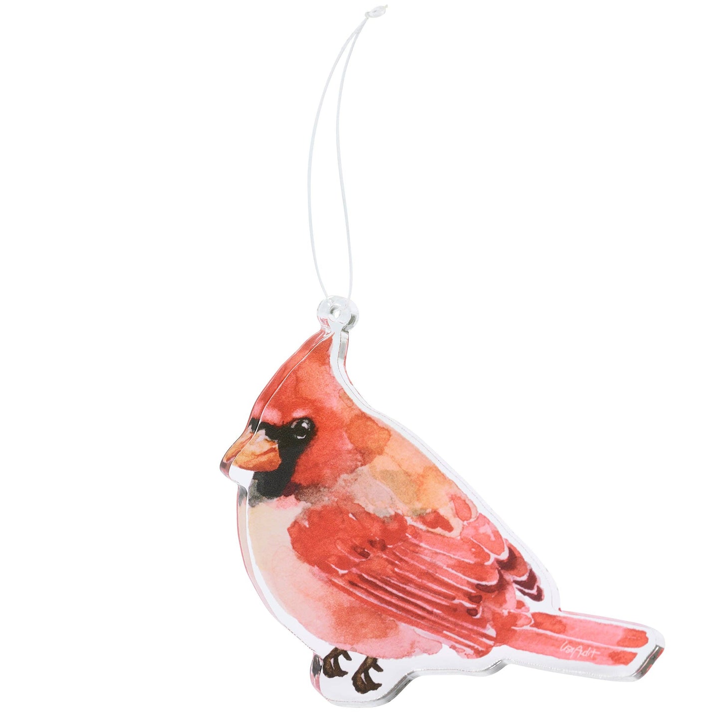 Acrylic Cardinal Ornament