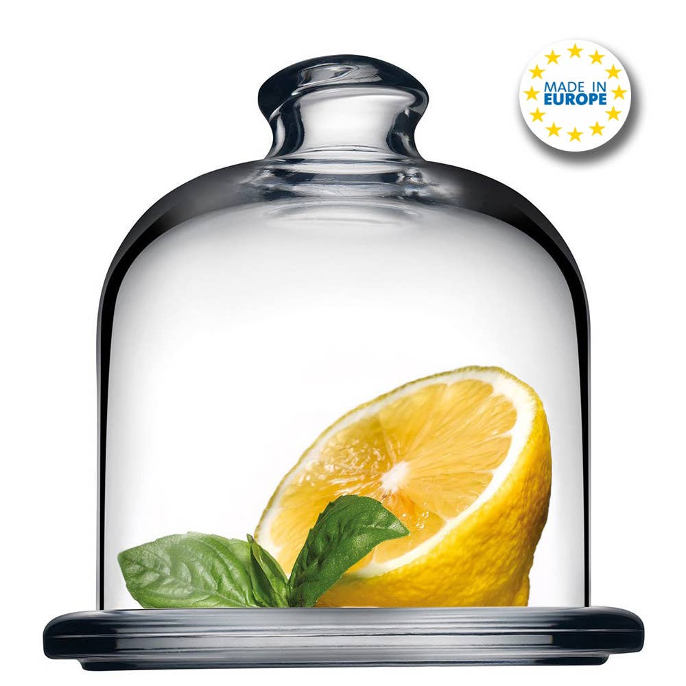 Mini Stand with Dome, Glass Food Preservation with Lid, 4 in