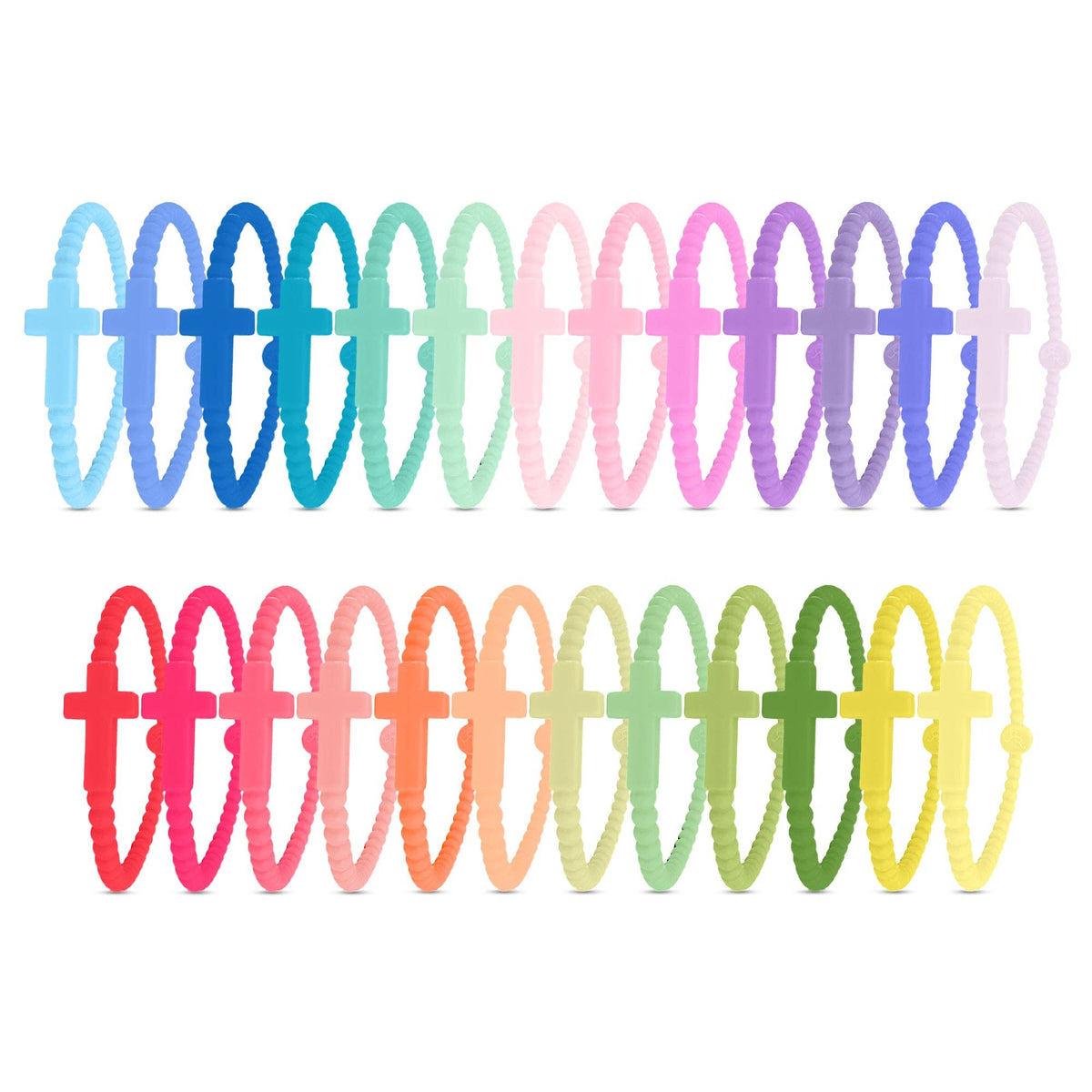 Jesus Bracelets - 25 Packs: Funfetti (25 Pack), Small