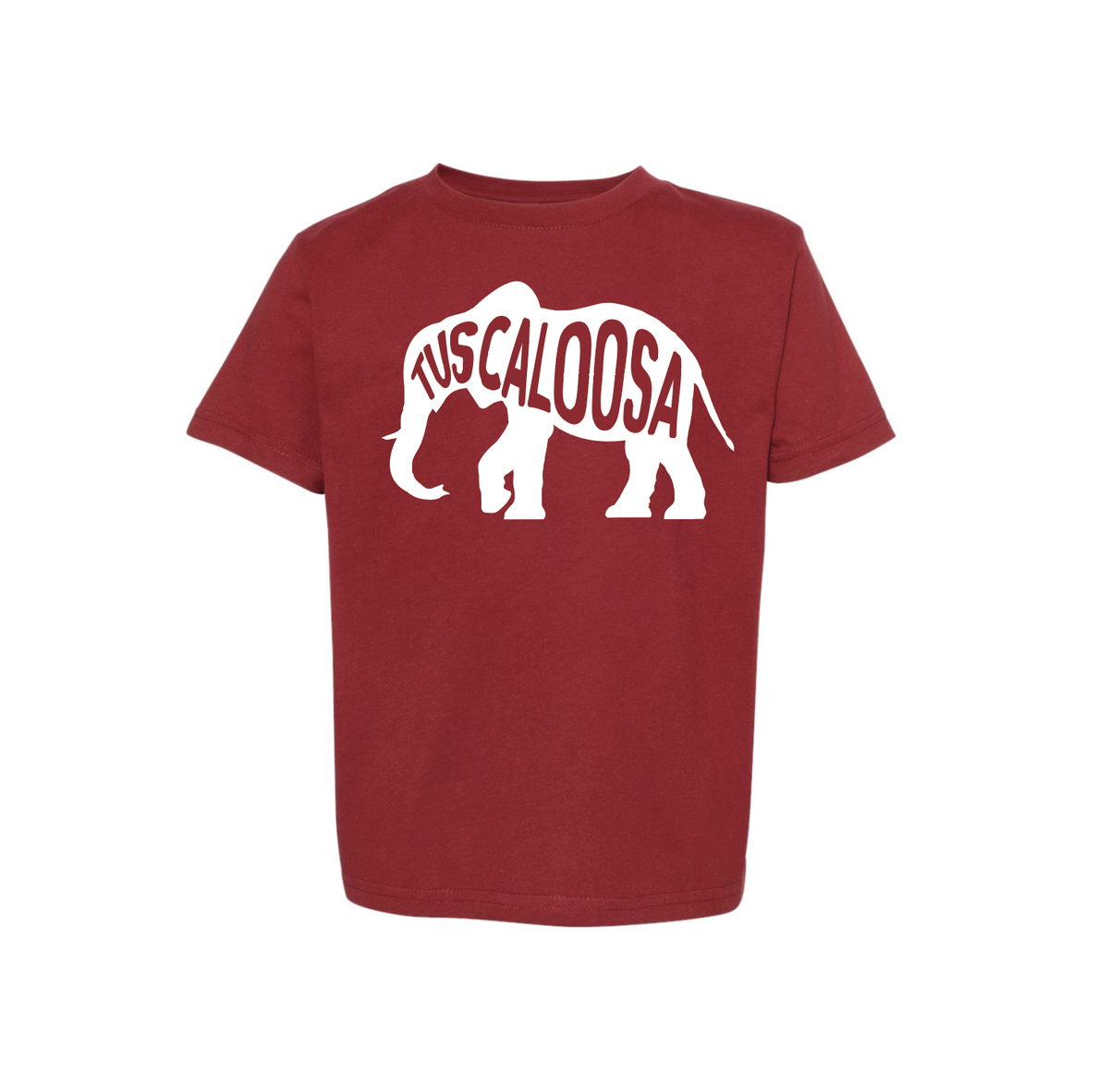 Tuscaloosa Elephant: Crimson + White, XLarge