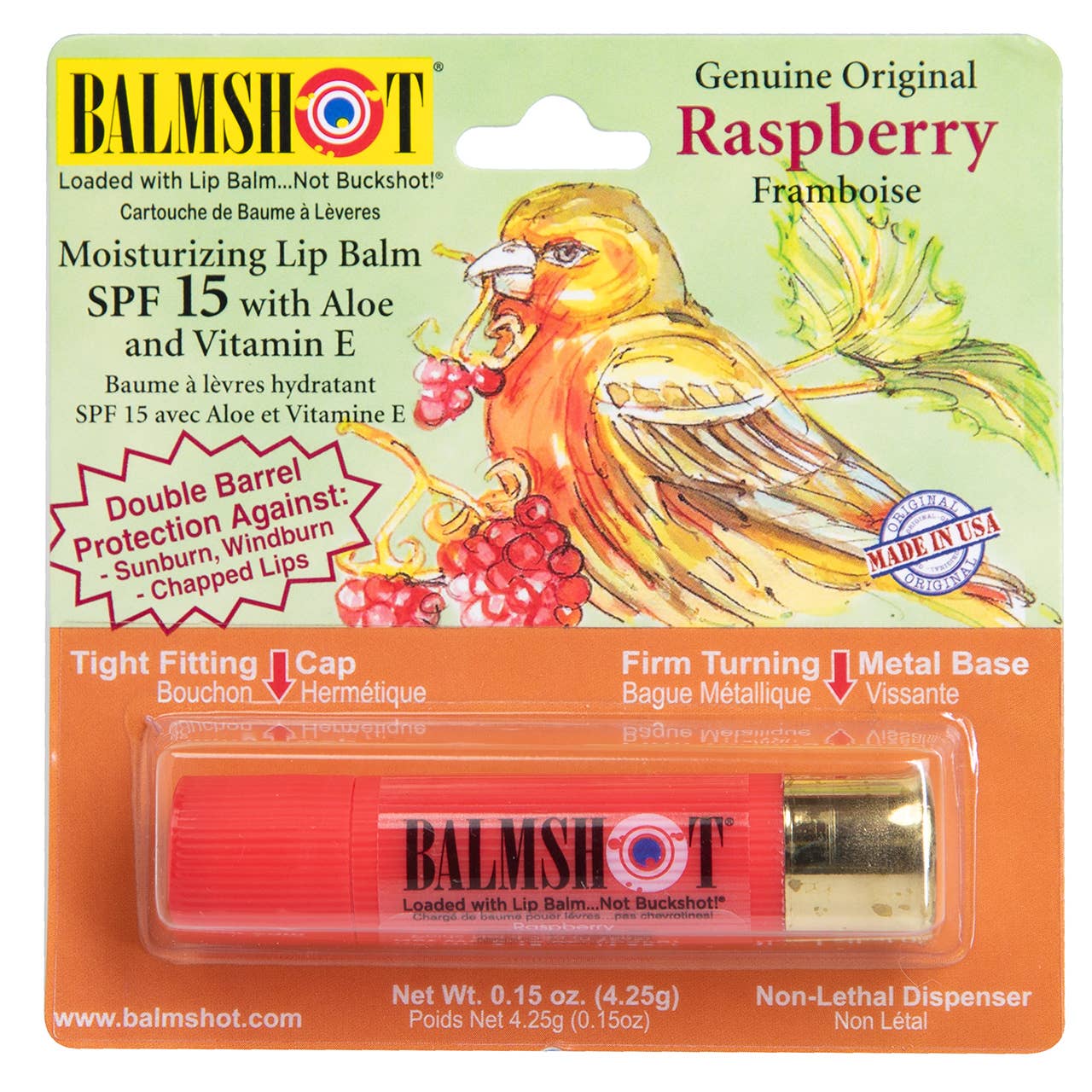 Balmshot Raspberry Lip Balm