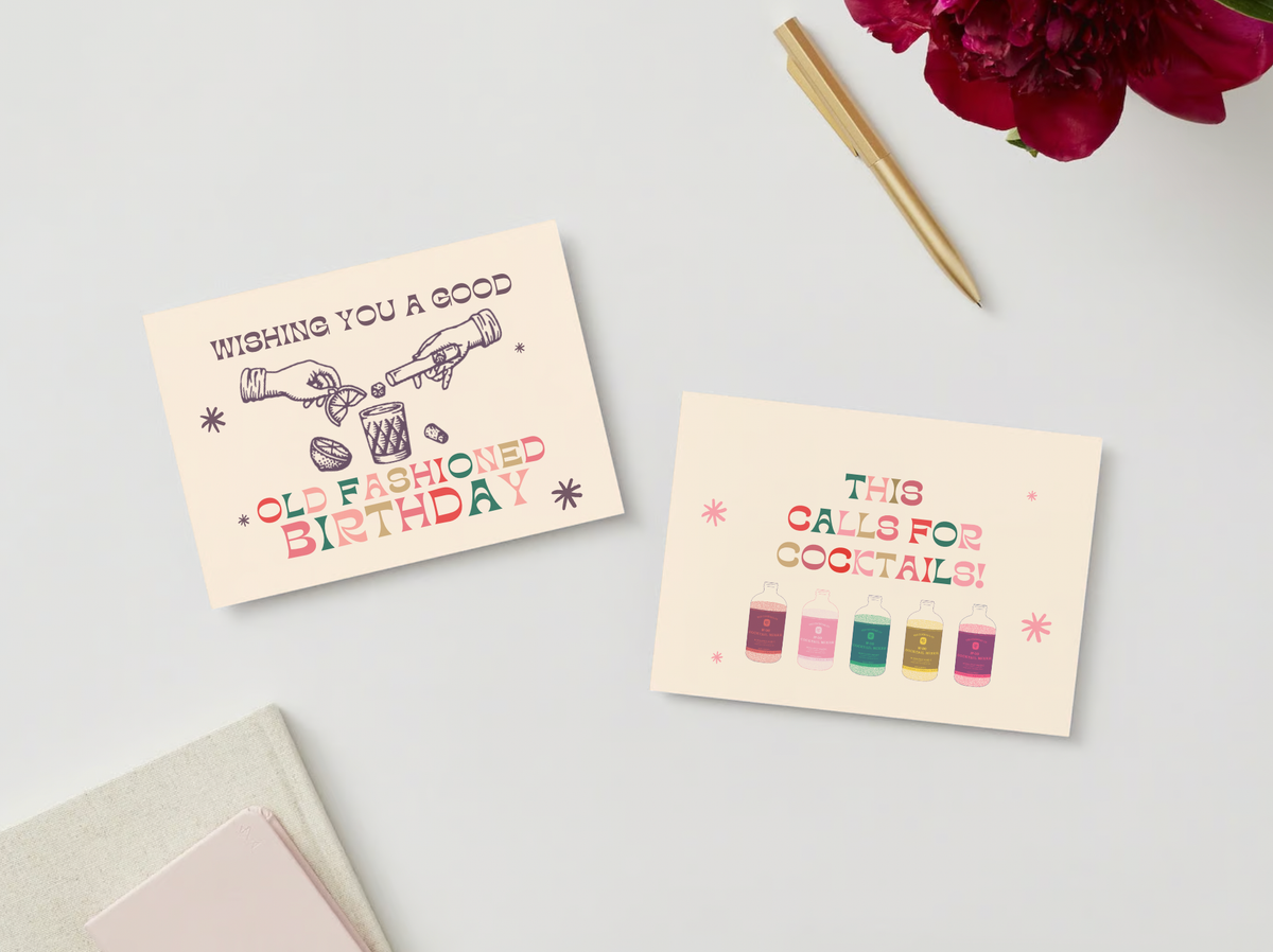 Cheers Postcards/Greeting Cards: This calls for cocktails!