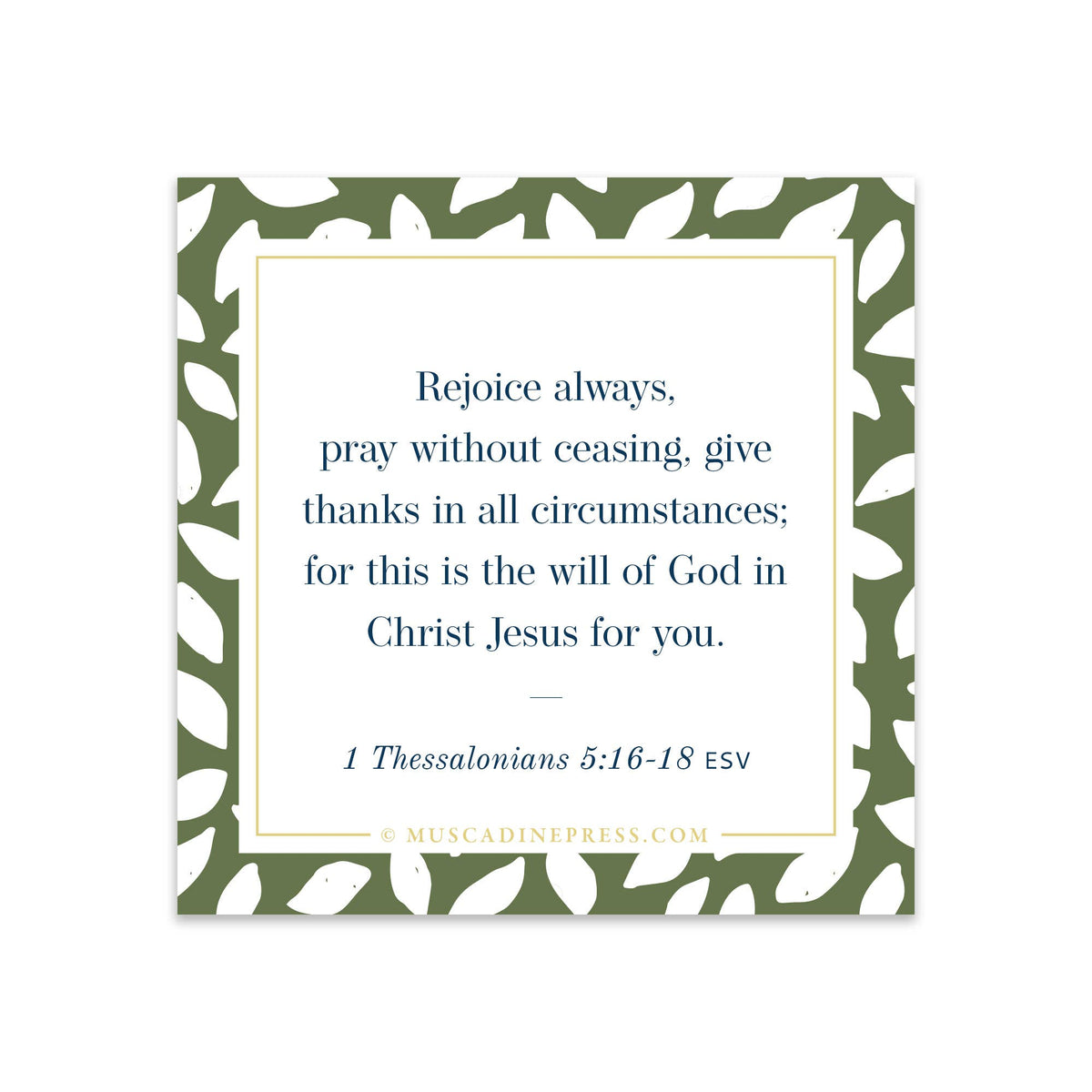 Scripture Mirror Cling, Rejoice Always