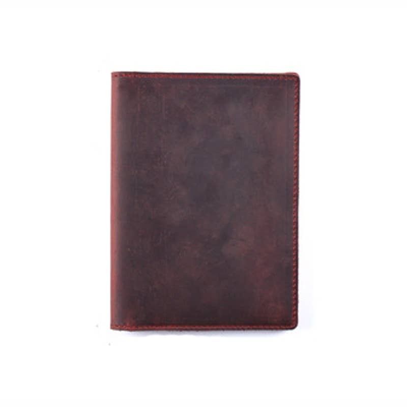 Passport Cover, Genuine Leather Passport Holder Case: Brown