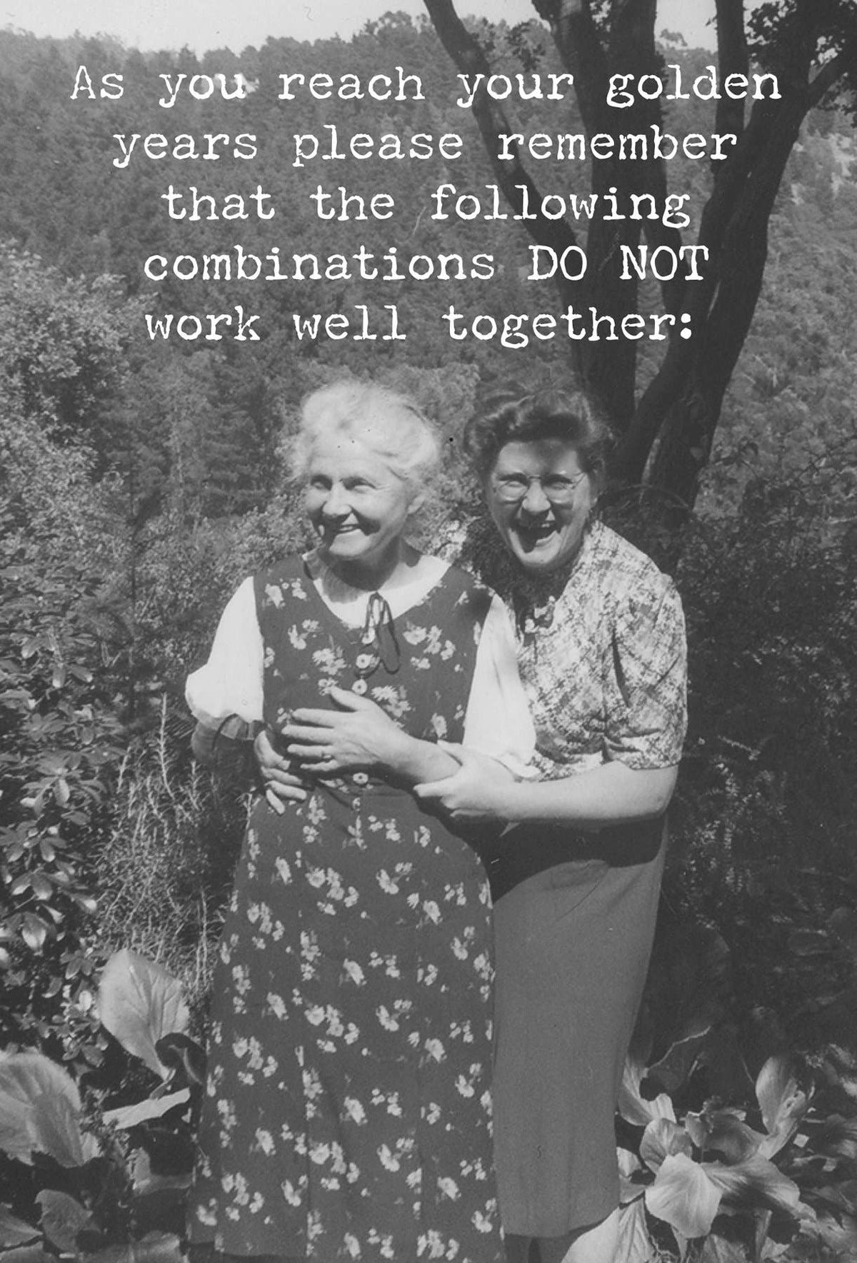 Golden Years Greeting Card