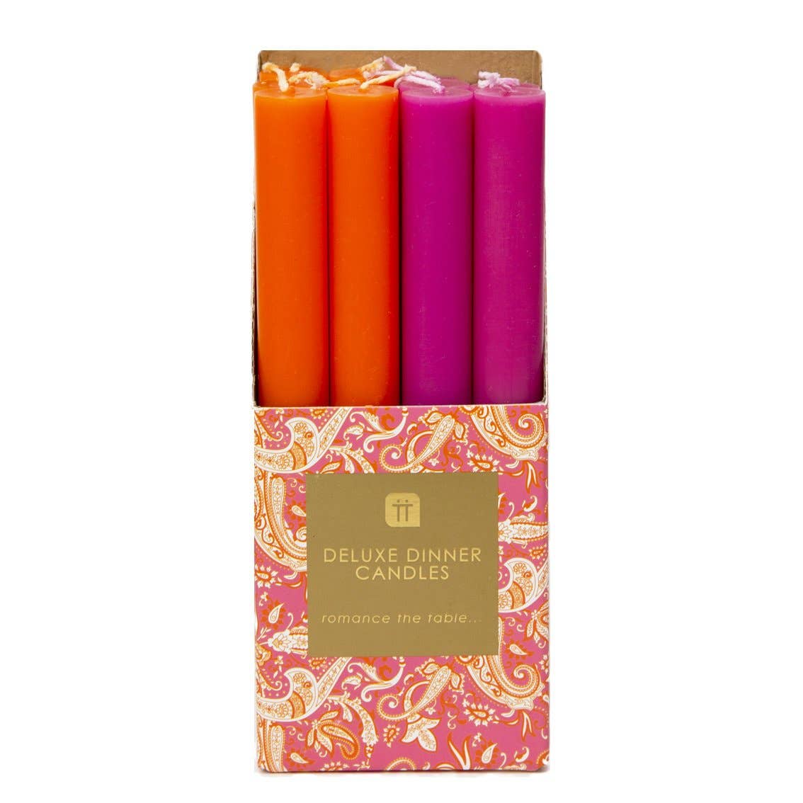 Orange & Pink Taper Candles | POS | Mothers Day Gifts |