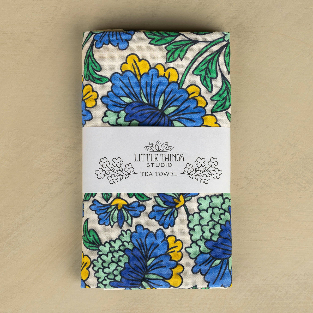 How Great Thou Art Hymn Tea Towel - Full Color