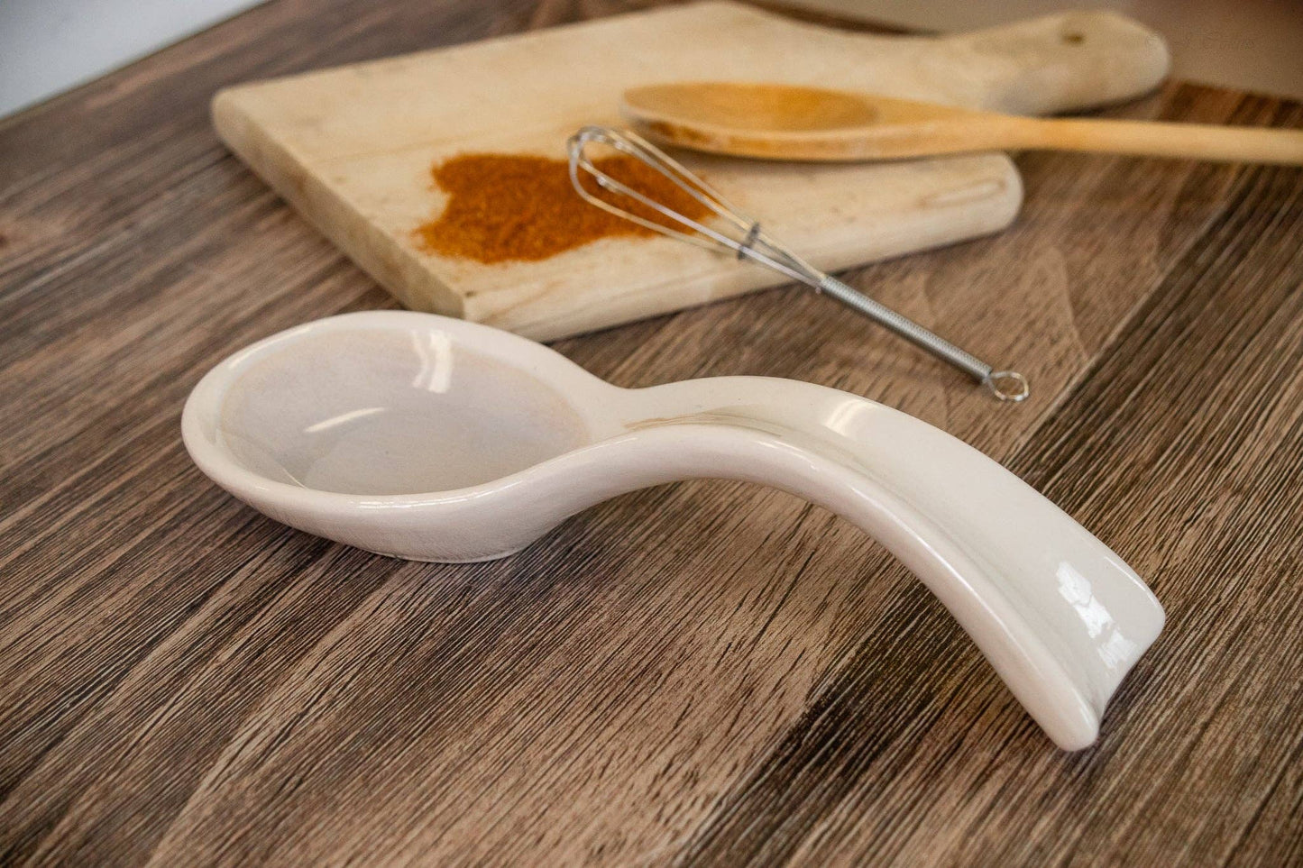 Artisan Spoon Rest: Oyster Shell