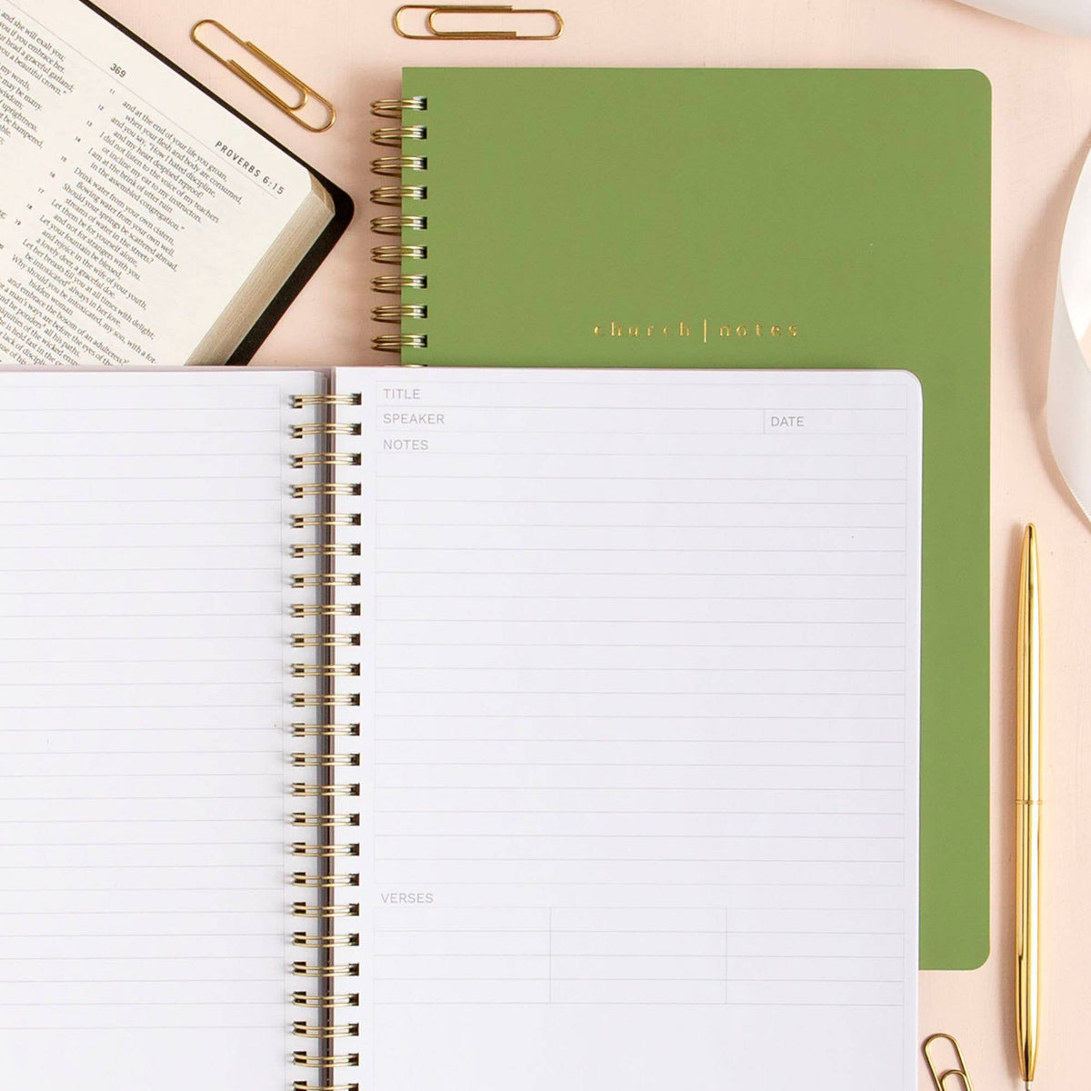 Olive Church Notes  Notebook