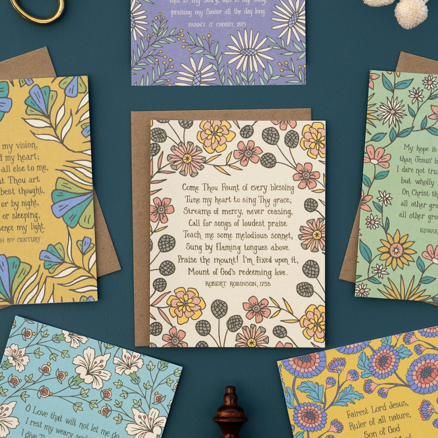 6 Hymn Greeting Cards — Crosby