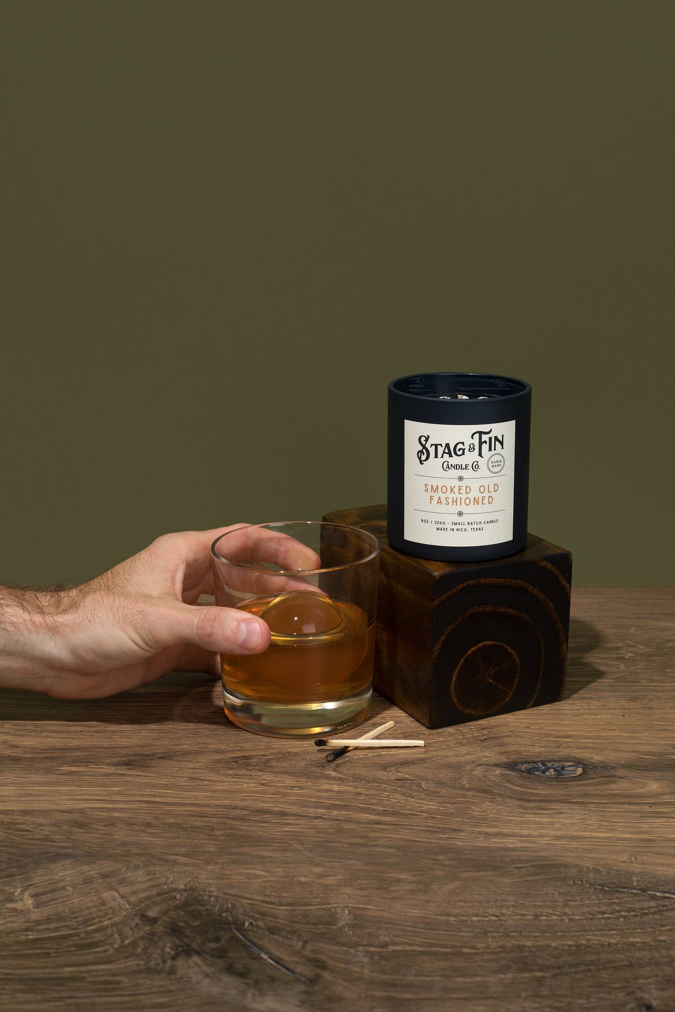 Smoked Old Fashioned Candle