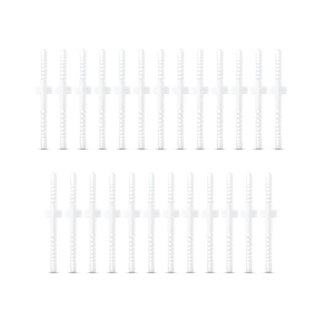 Jesus Bracelets - 25 Packs: White (25 Pack), Small