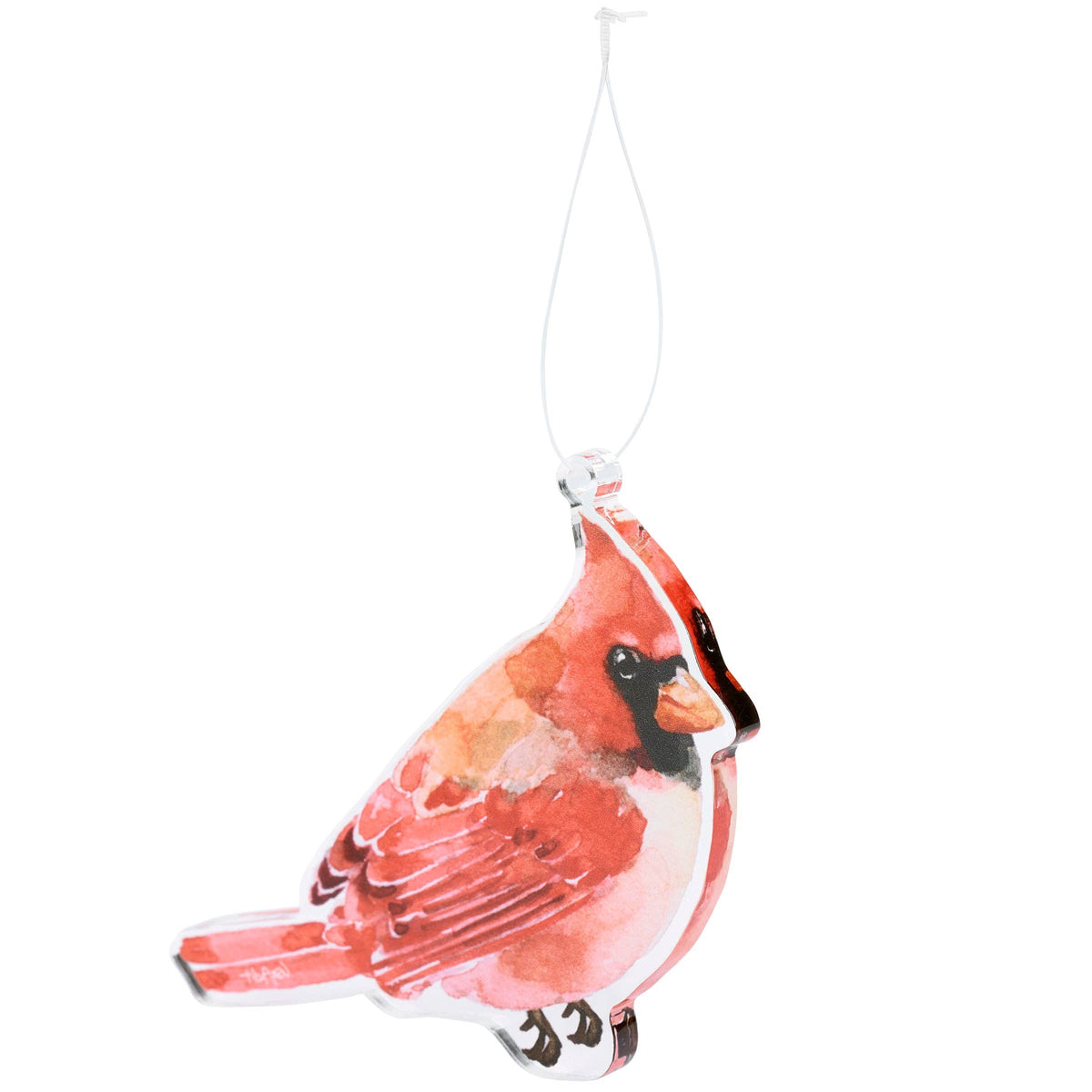 Acrylic Cardinal Ornament
