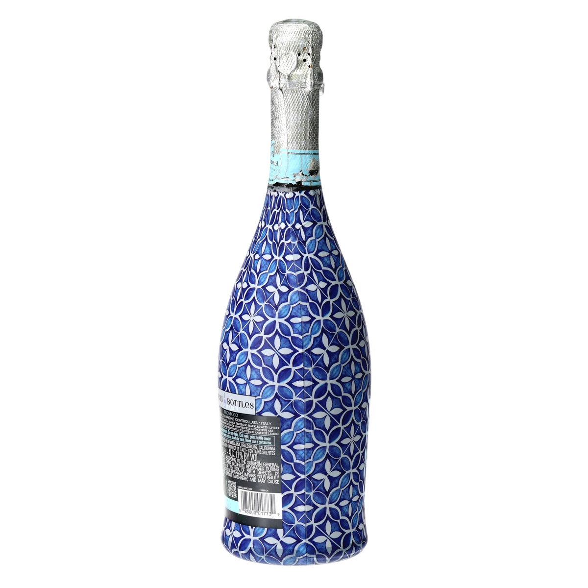 Andalusian Tile Prosecco Bottle Wrap