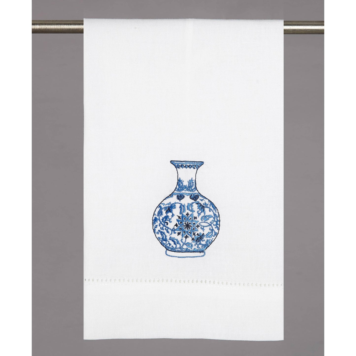 Chinoiserie Vases Guest Towel - Sally Eckman Roberts