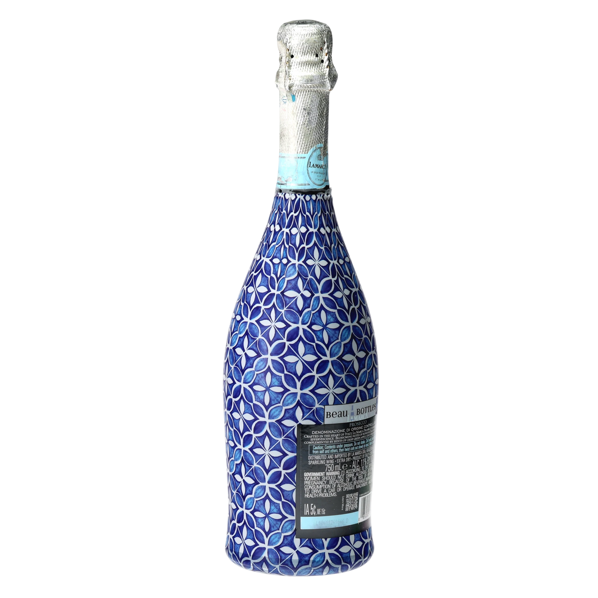 Andalusian Tile Prosecco Bottle Wrap