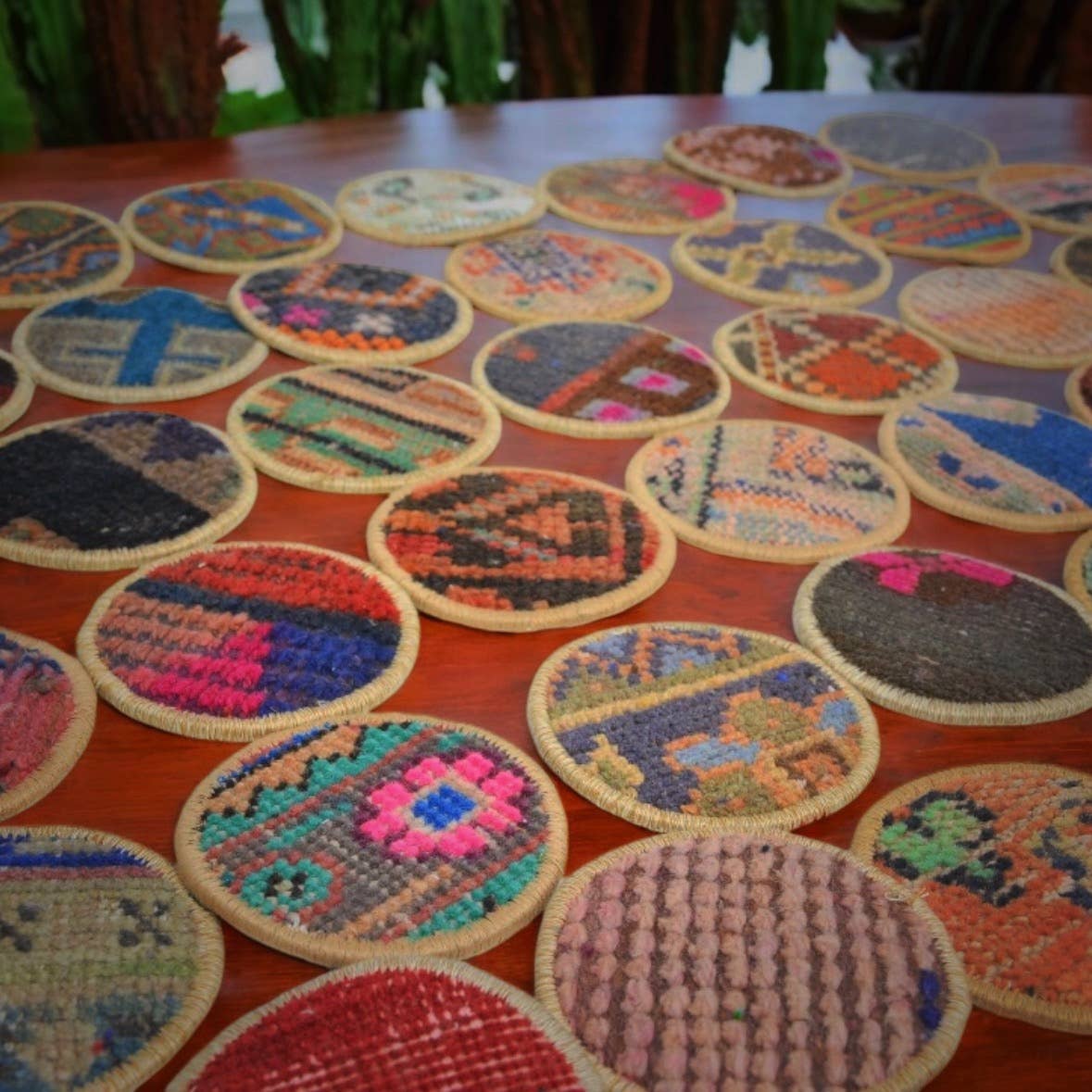 Vintage Kilim Rug Coaster
