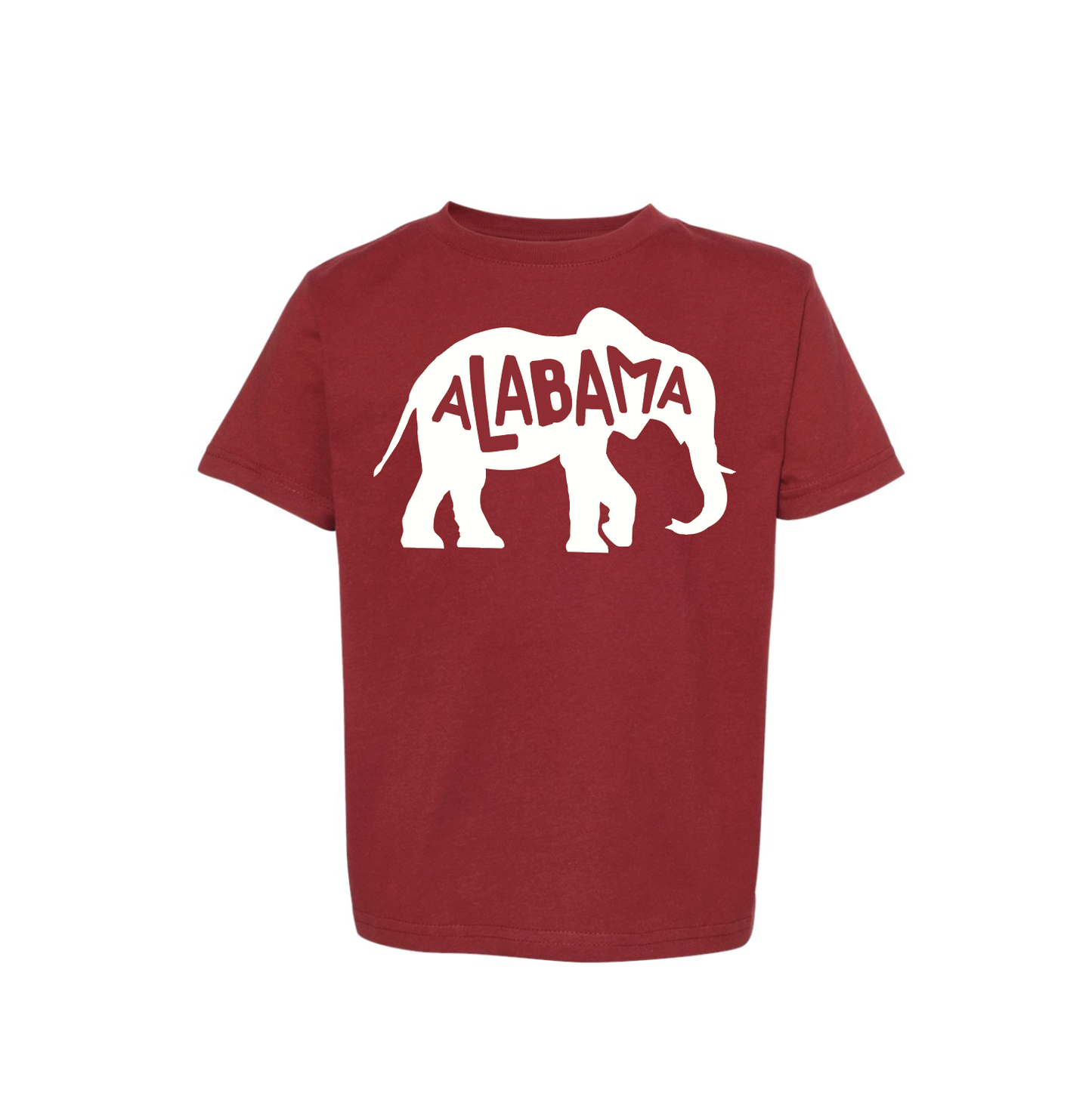 Alabama Elephant: Crimson + White, Small