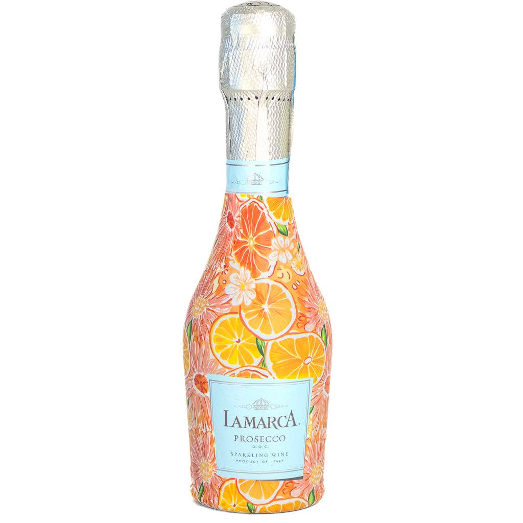 Beau Bottles Preppy Watercolor Oranges - MINI Prosecco Collection