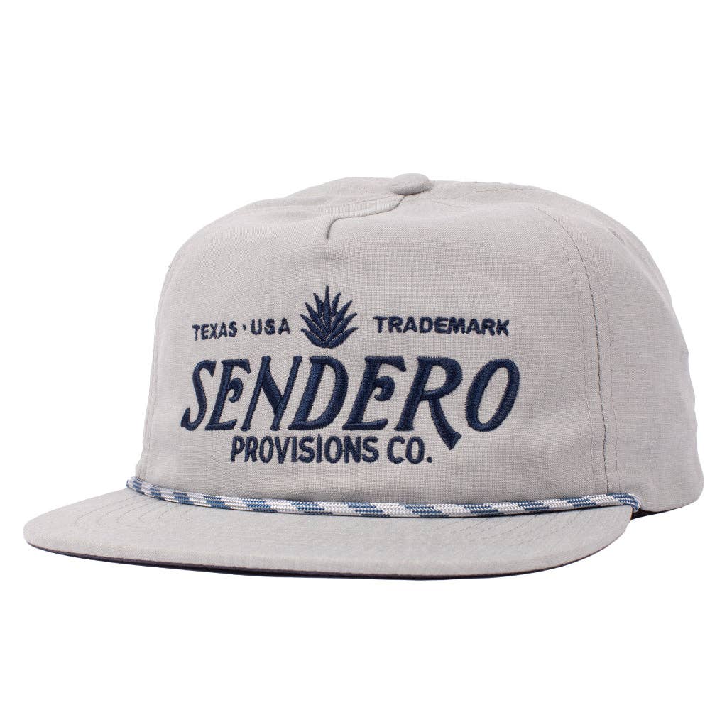 Logo Hat: Silver/Blue
