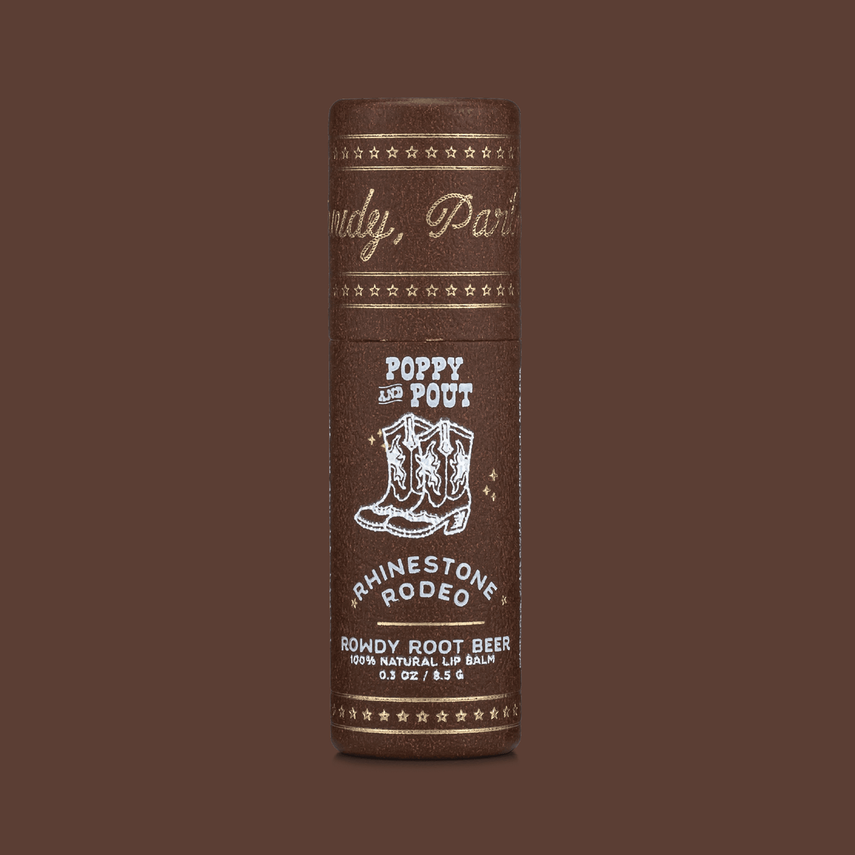 Lip Balm, Rhinestone Rodeo, Rowdy Rootbeer