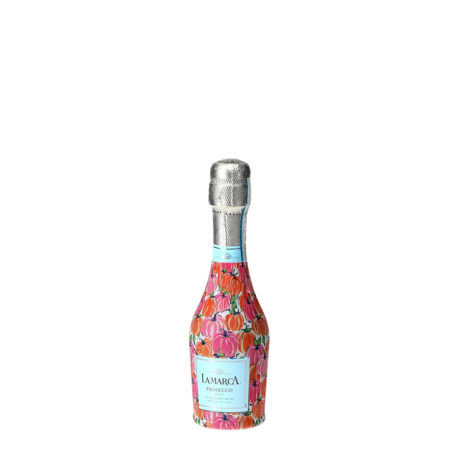 Pink & Orange Pumpkins Mini Prosecco Wraps