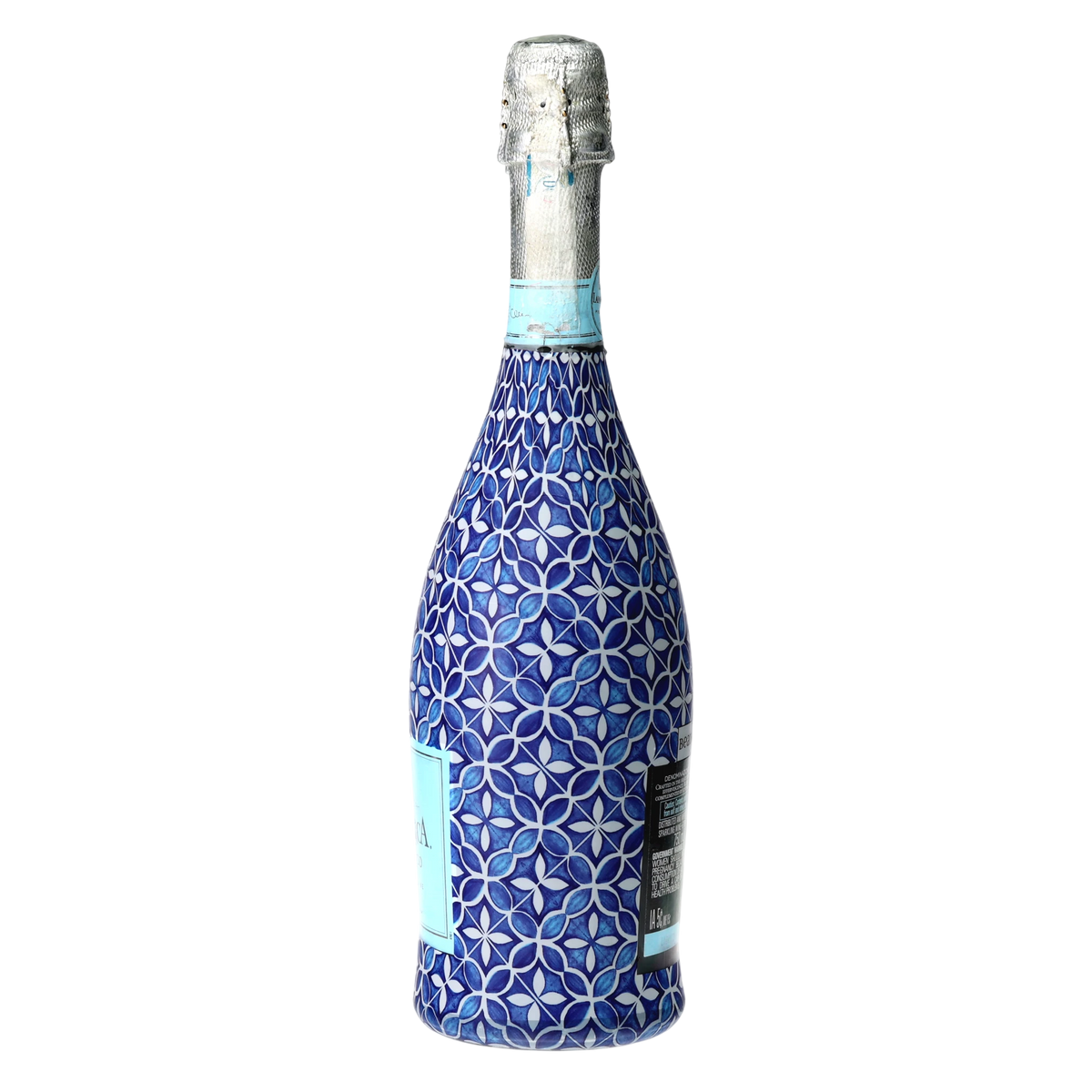Andalusian Tile Prosecco Bottle Wrap