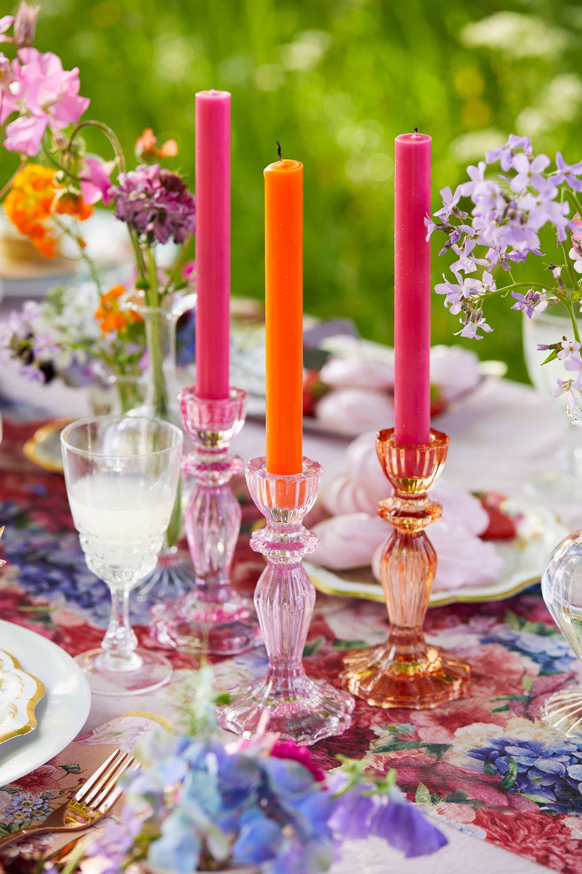 Warm Glass Candle Holder