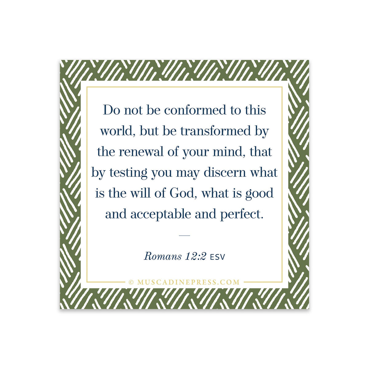 Scripture Mirror Cling, Be Transformed