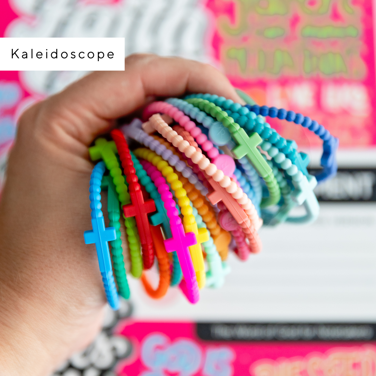 Jesus Bracelets - 25 Packs: Funfetti (25 Pack), Small