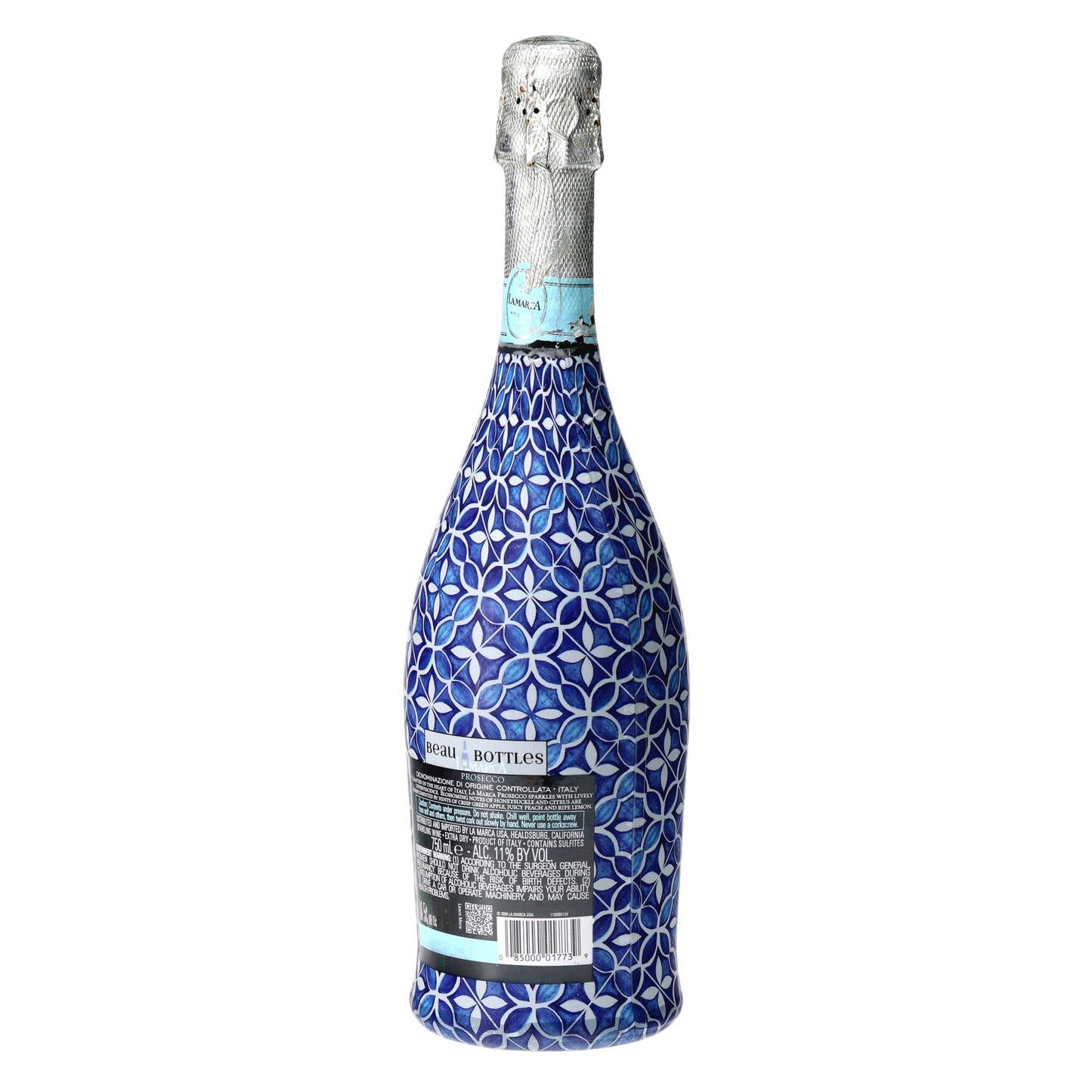 Andalusian Tile Prosecco Bottle Wrap
